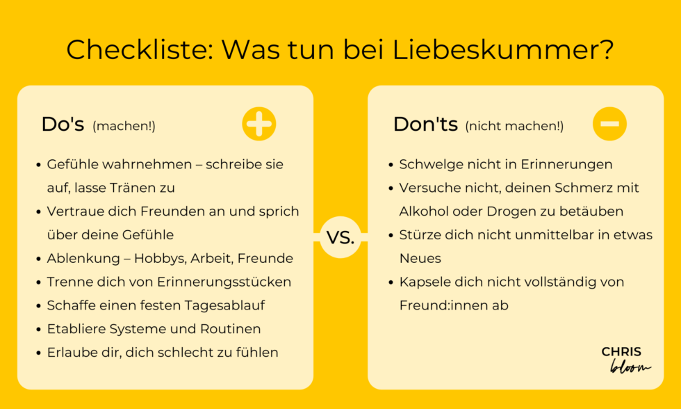 Was Kann Man Gegen Liebeskummer Machen Gute Frage