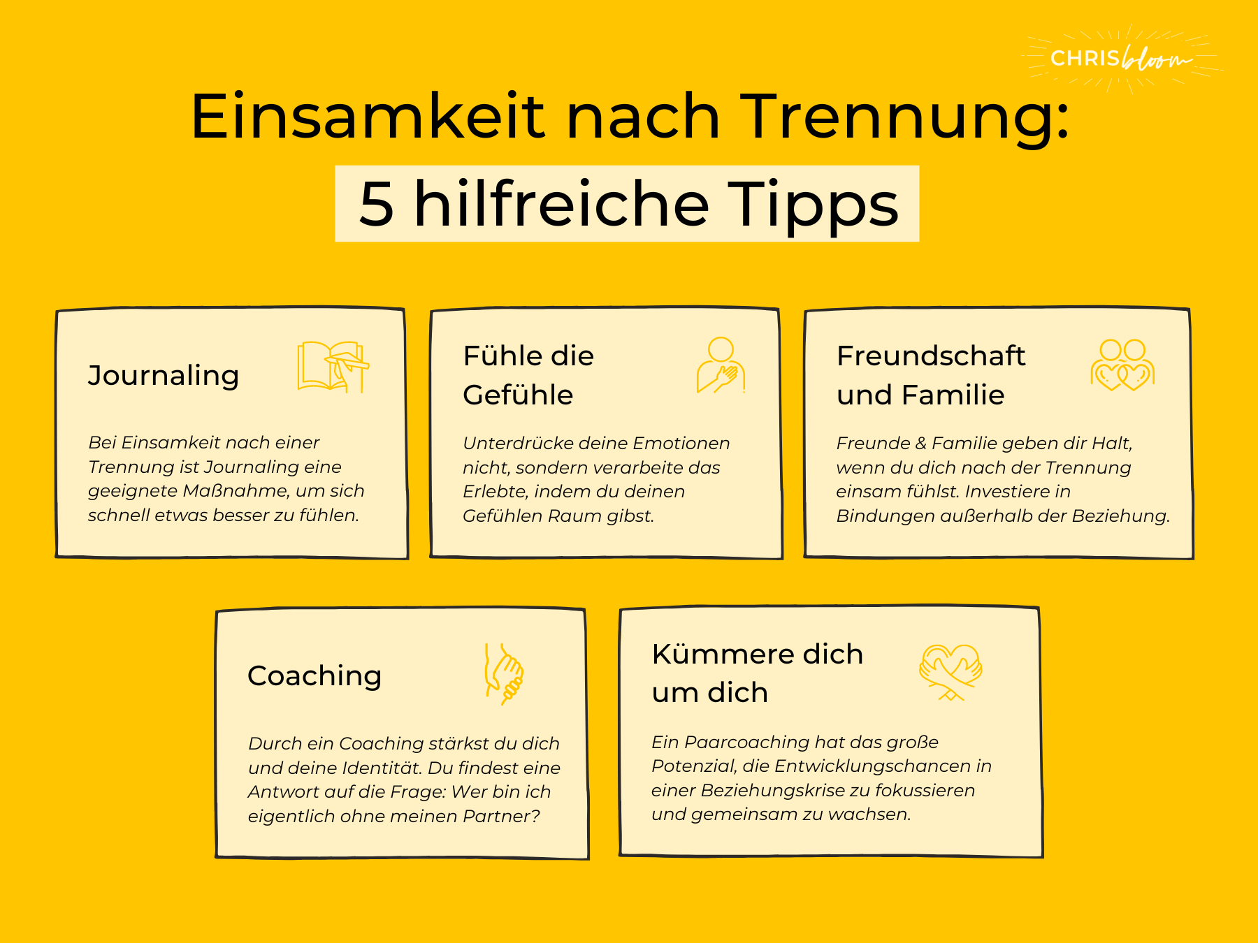 Einsamkeit nach Trennung_5 Tipps